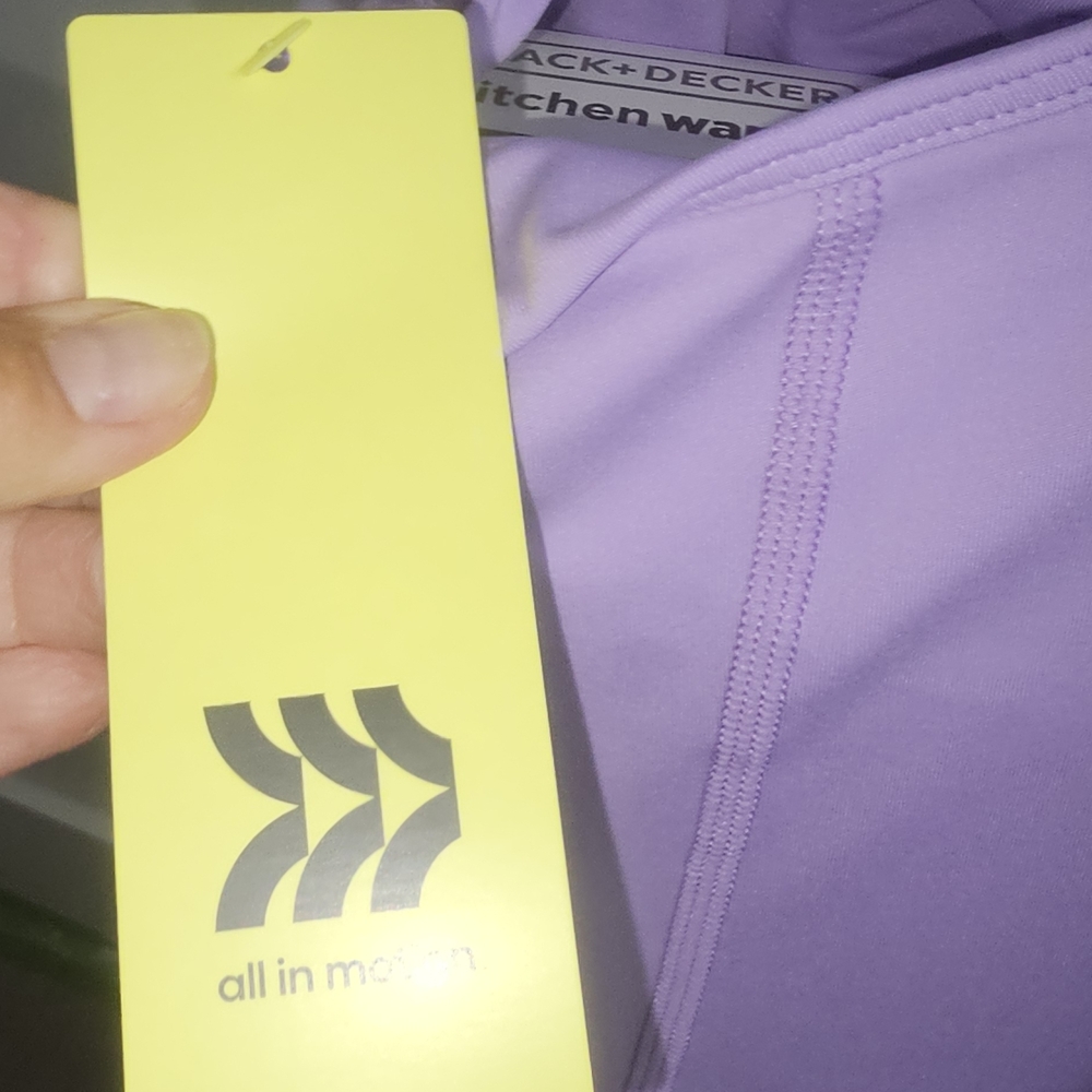 All in Motion Lavender Tank Unitard/ Romper Shorts+tank+ Bra Plus Size 4x - Picture 3 of 6